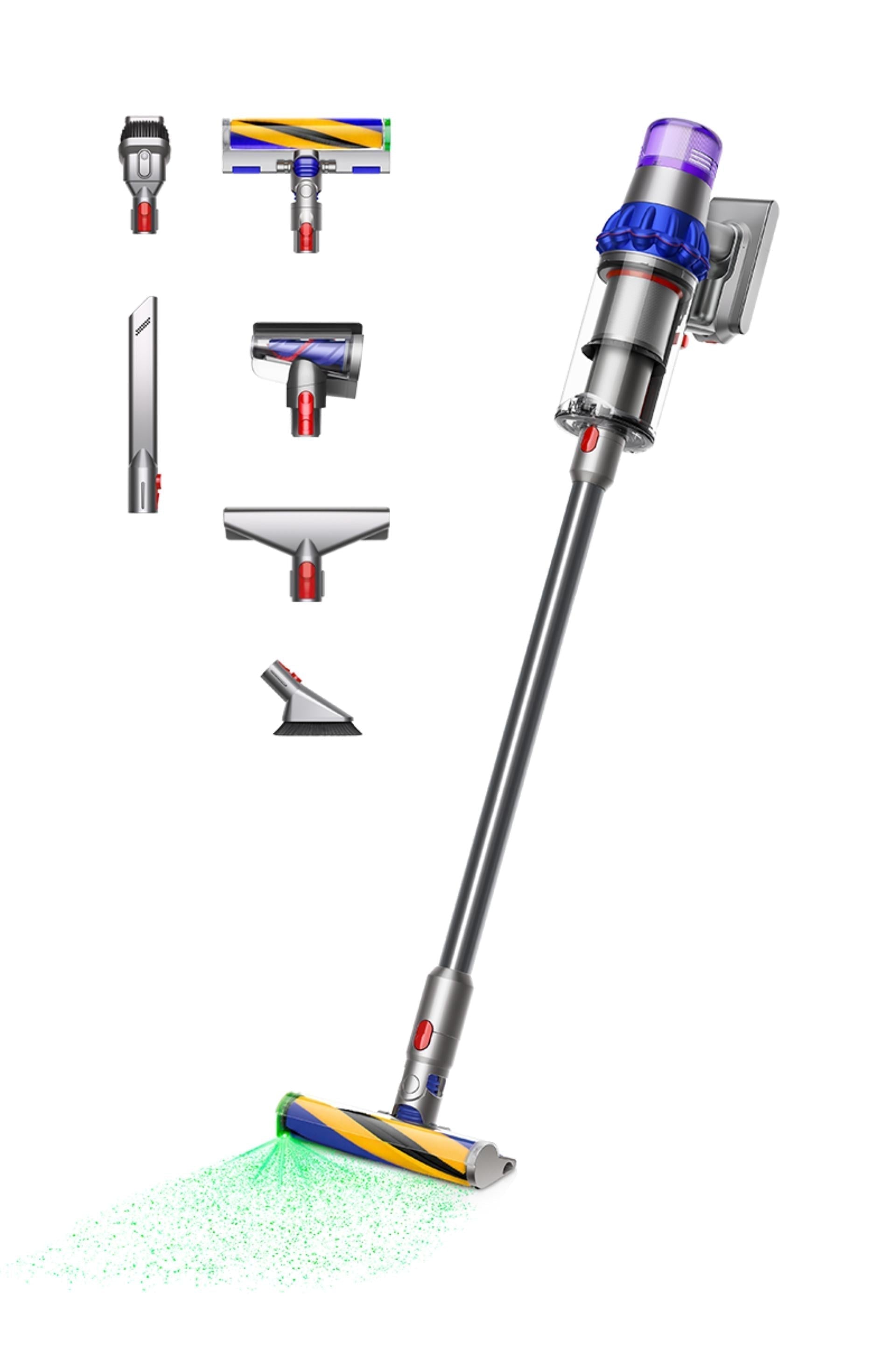 Aspirateur sans fil V15 Detect Fluffy (Bleu/Gris)