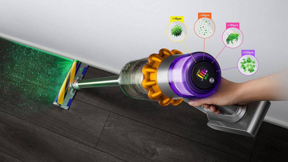 Aspirateur sans fil V15 Detect Absolute (jaune/nickel)